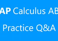 AP Calculus AB-Practice Q&A