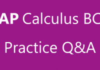 AP Calculus BC-Practice Q&A